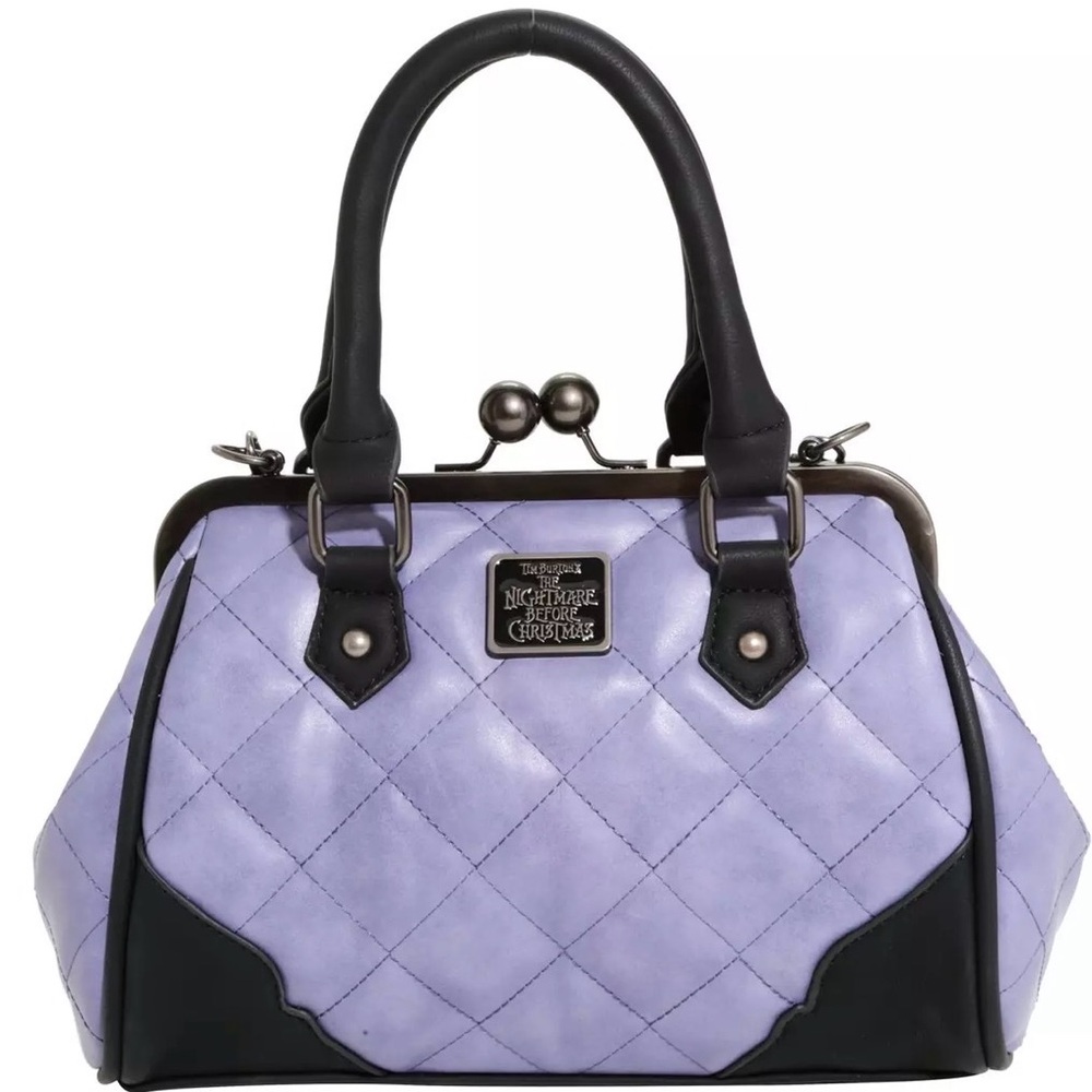 Bioworld Lavender Quilted Satchel Bag - Picture 2 of 3